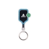 Promotional Pickleball Paddle and Ball Keychain Black/Blue/Green PCKLBL7
