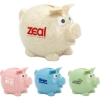 Custom Wheat Piggy Bank with Logo PIGW