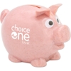 Promotional Wheat Piggy Bank Pink PIGW