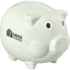 Promotional Classic Wheat Piggy Bank Green PIGW2