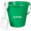 Promotional 9 Pail w/ Shovel Green/White PWSLRG