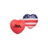 Promotional Patriotic Heart Stress Reliever Red/White/Blue S24212X