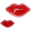 Custom Hot/Cold Gel Pack- Lips Shaped with Logo S81054X