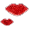 Promotional Hot/Cold Gel Pack- Lips Shaped Red S81054X