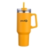 Promotional 40 Oz. Travel Mug with Handle & Straw Yellow DRK17