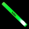 Promotional Light-Up Foam Stick (15 3/4) Green LEDFOM