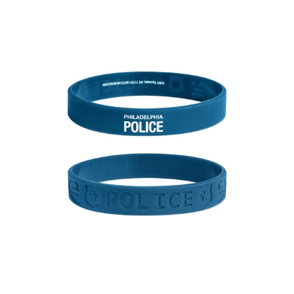 Custom Police Safety Silicone Bracelet with Logo S6764X