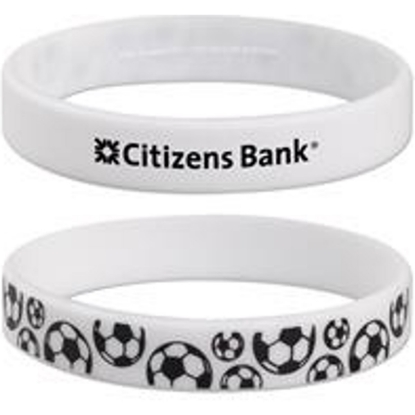 Custom Soccer Silicone Bracelet with Logo S6787X