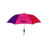 Promotional Elite Compact Folding Umbrella - 2 Color Panels Purple/Pink/Red SBMUMB