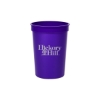 Promotional 12 Oz. Smooth Colored Stadium Souvenir Cup Purple TDRK1