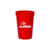 Promotional 12 Oz. Smooth Colored Stadium Souvenir Cup Red TDRK1