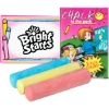 Promotional 3 Pack Jumbo Sidewalk Chalk Neon Chalk Pink Box 3PKCHA