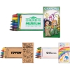 Custom 6 Pack Crayons with Logo 6PKCRA