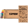 Promotional 6 Pack Crayons Brown Kraft Box 6PKCRA