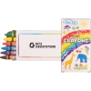 Promotional 6 Pack Crayons Rainbow Box 6PKCRA