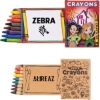 Custom 8 Pack Kids Crayons with Logo 8PKCRA