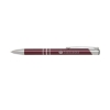 Promotional Delane Laser Engraved Metal Pen Cranberry Red APEN1