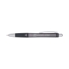 Promotional Calero Gel Pen with Ribbed Rubber Grip Gray/Black APEN2
