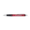 Promotional Calero Gel Pen with Ribbed Rubber Grip Red/Black APEN2