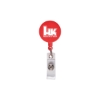 Promotional 32mm Round Badge Reel Red BDGRND