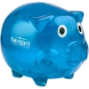 Promotional Classic Piggy Bank Translucent Blue BNKCPB