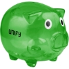 Promotional Classic Piggy Bank Translucent Green BNKCPB