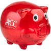 Promotional Classic Piggy Bank Translucent Red BNKCPB