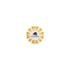 Promotional Ceramic Poker Chip White/Black CERPKR