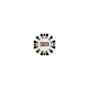 Promotional Ceramic Poker Chip White/Pink CERPKR