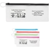 Custom Pouch w/ Business Card Slot & Assorted Color Trim with Logo DENPCH