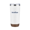 Promotional 22 Oz. Vacuum Tumbler with Cork Bottom White DRK11