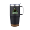 Promotional 24 Oz. Travel Mug with Cork Bottom Black DRK12