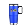 Promotional 24 Oz. Travel Mug with Stainless Steel Bottom Blue DRK13