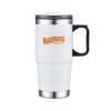 Promotional 24 Oz. Travel Mug with Stainless Steel Bottom White DRK13