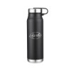 Promotional 20 Oz. Bottle with Stainless Steel Lid Black DRK15
