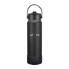 Promotional 27 Oz. Vacuum Bottle with Silicone Bottom Black DRK20