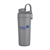 Promotional 26 Oz. Double Wall Stainless Steel Vacuum Ice Shaker Gray DRK27