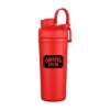 Promotional 26 Oz. Double Wall Stainless Steel Vacuum Ice Shaker Red DRK27