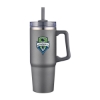 Promotional 30 Oz. Double Wall Stainless Steel Vacuum Mug Gray DRK30