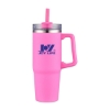 Promotional 30 Oz. Double Wall Stainless Steel Vacuum Mug Hot Pink DRK30