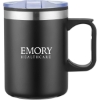Promotional 14 Oz. Double Wall Mug with Handle Black DRK5