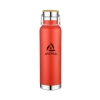 Promotional 22 Oz. Double Wall Vacuum Bottle with Bamboo Lid Red DRK8
