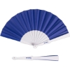 Promotional Folding Hand Fan Blue/White FAN4
