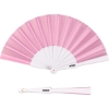 Promotional Folding Hand Fan Pink/White FAN4
