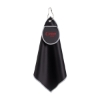 Promotional RPET Golf Club and Ball Towel Black GLF5
