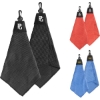 Custom Tri-Fold Waffle Towel with Clip with Logo GLFTWL