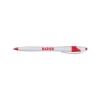 Promotional White Honesty Pen with Color Accent White/Blue HIPEN1