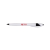 Promotional White Honesty Pen with Color Accent White/Maroon Red HIPEN1