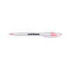 Promotional White Honesty Pen with Color Accent White/Pink HIPEN1