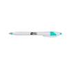 Promotional White Honesty Pen with Color Accent White/Sea Green HIPEN1